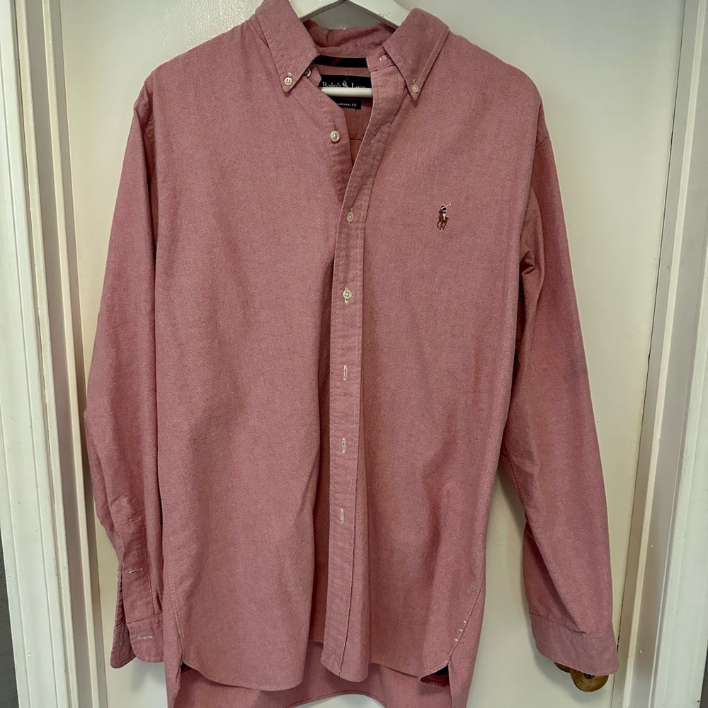 Ralph Lauren men’s size large classic fit button down shirt